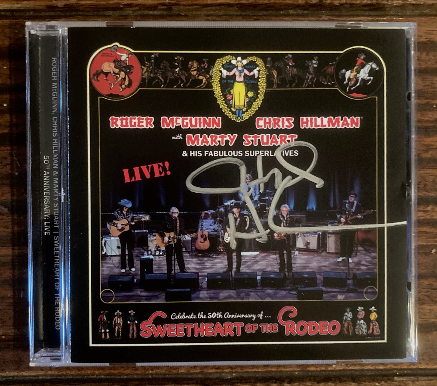 Sweetheart of the Rodeo 50th Anniversary Concerts CD • Signed by
