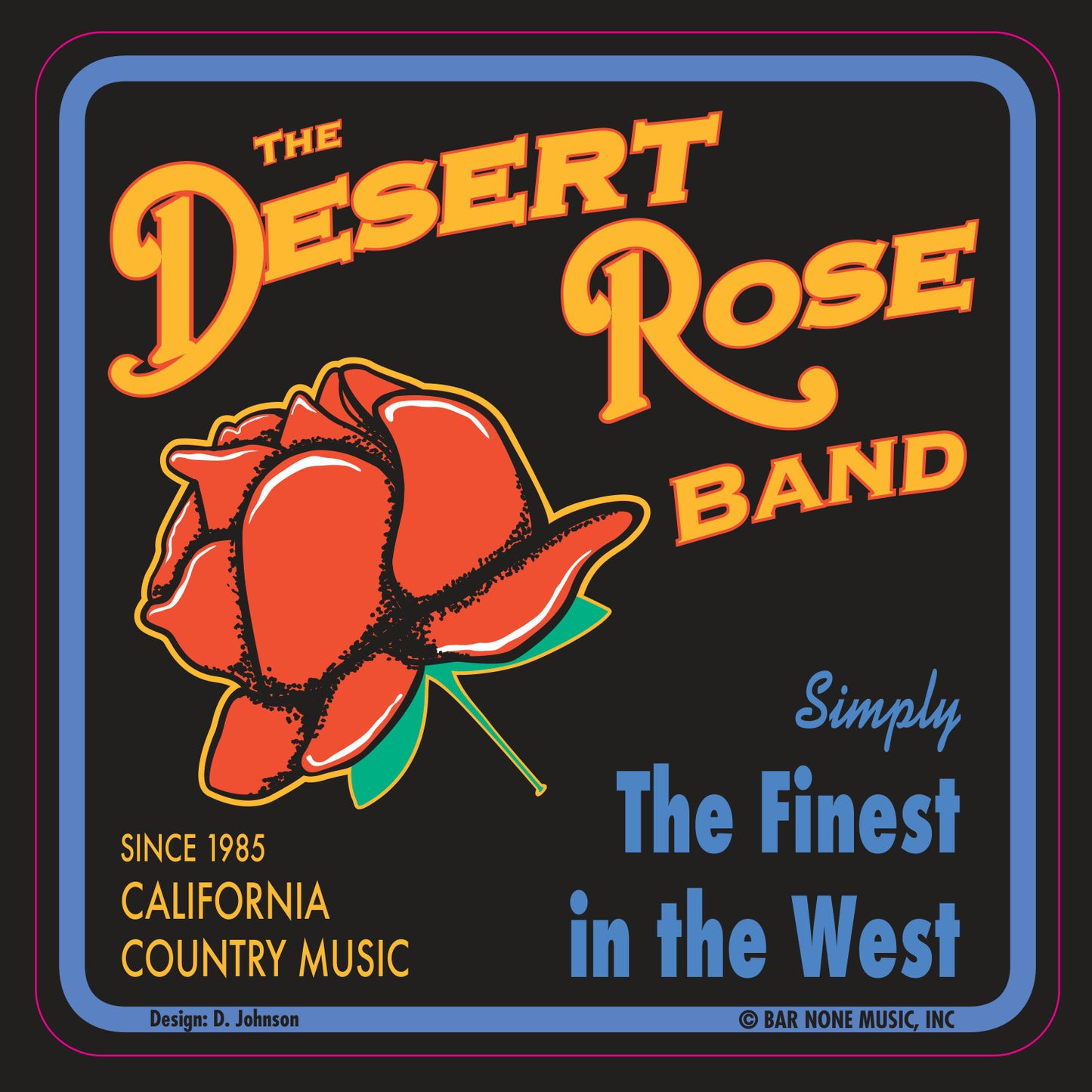 Desert Rose Band Logo Sticker