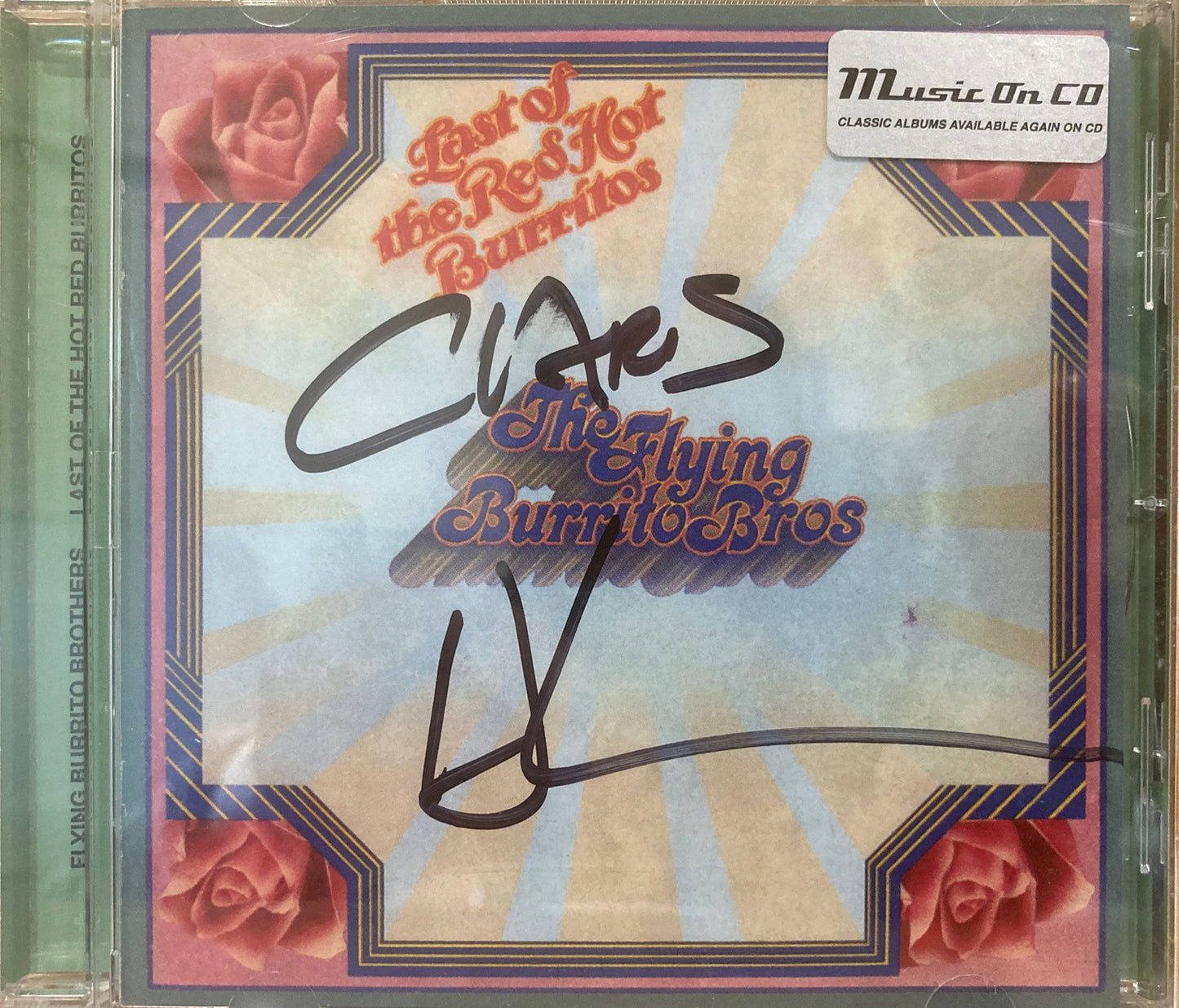 Last of the Red Hot Burritos CD. Signed by Chris Hillman