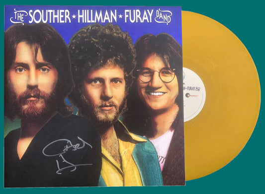 The Souther-Hillman-Furay Band re-mastered LP in Gold Vinyl Signed by Chris Hillman